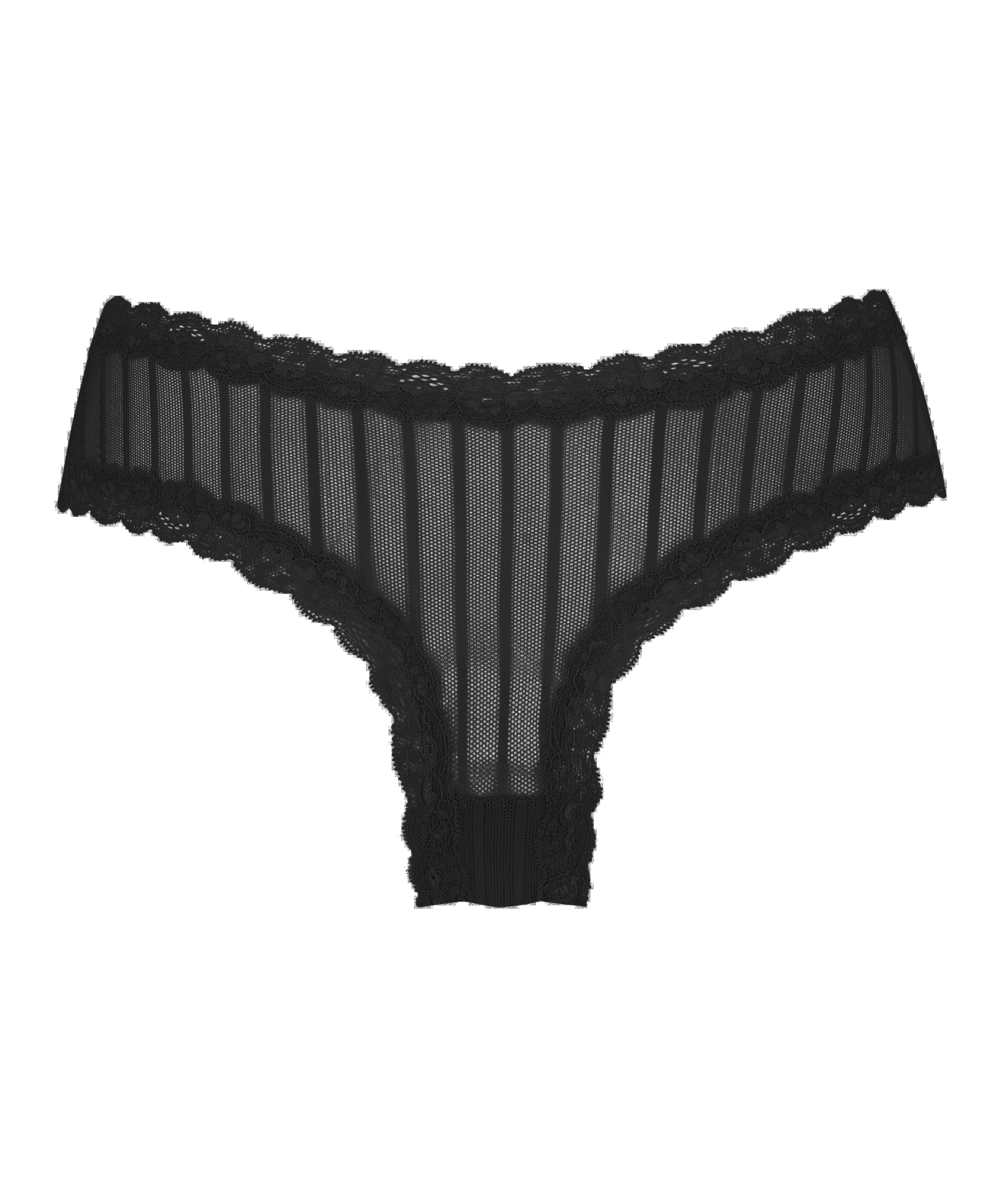Brazyliany V-shape Mesh, Czarny, main
