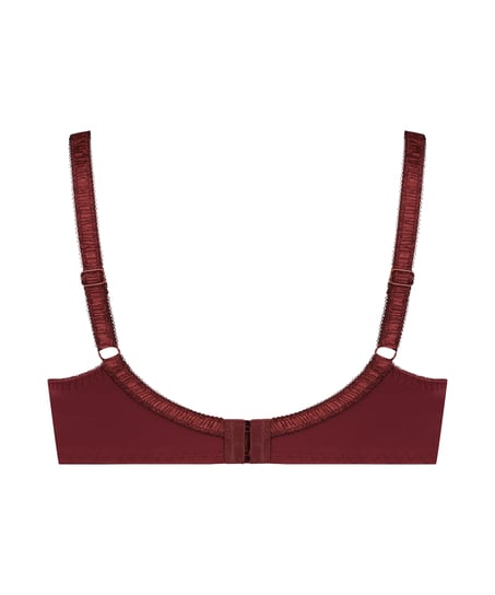 Biustonosz nieusztywniany z fiszbinami Diva, Czerwony