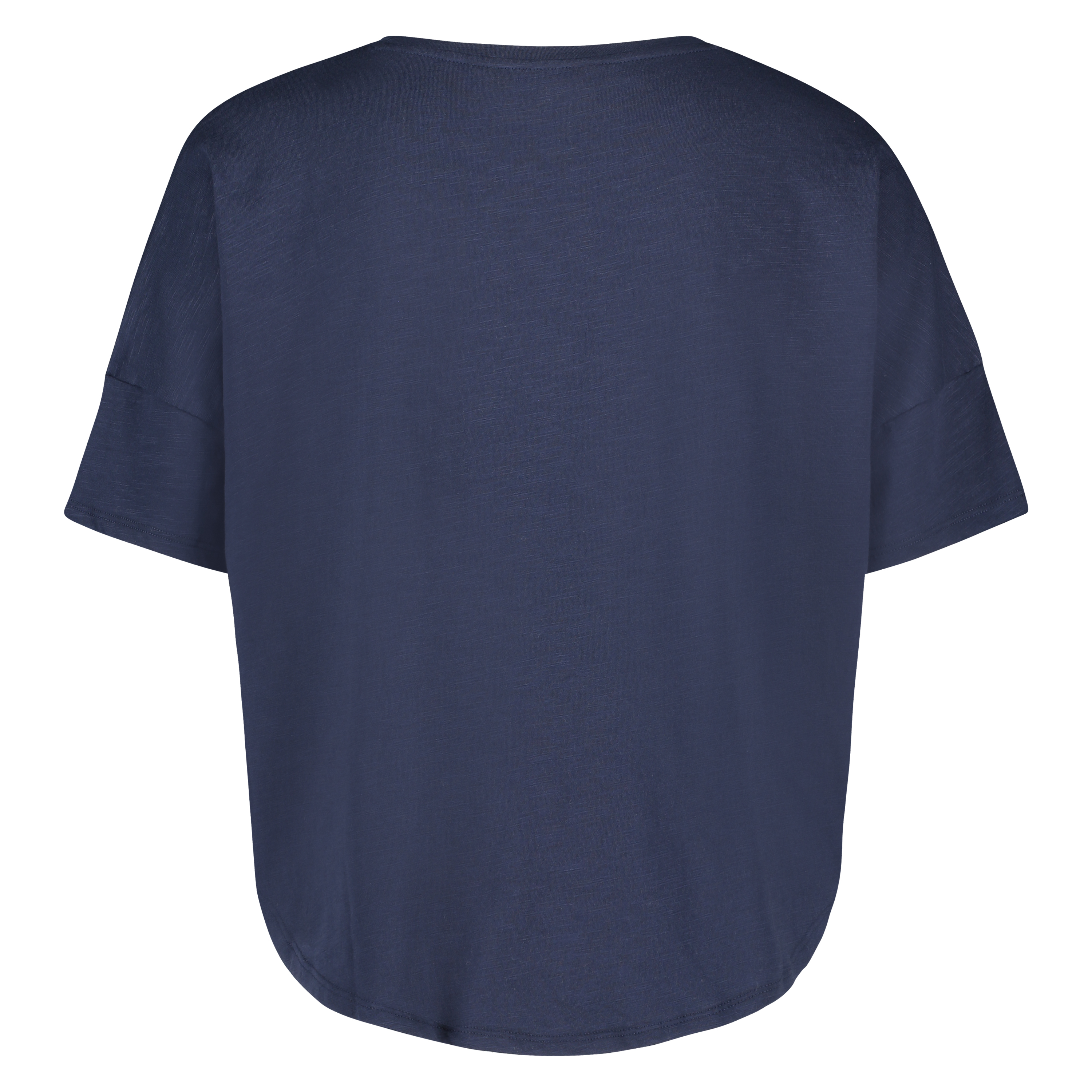 Luźna góra od piżamy z długim rękawem, Niebieski, main