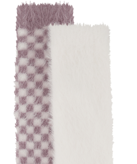 2 pary wygodnych skarpet, Fioletowy