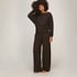 PANT WL PREMIUM RIB JERSEY, Brązowy