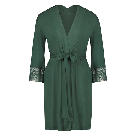 Koronkowe kimono Vera, Zielony