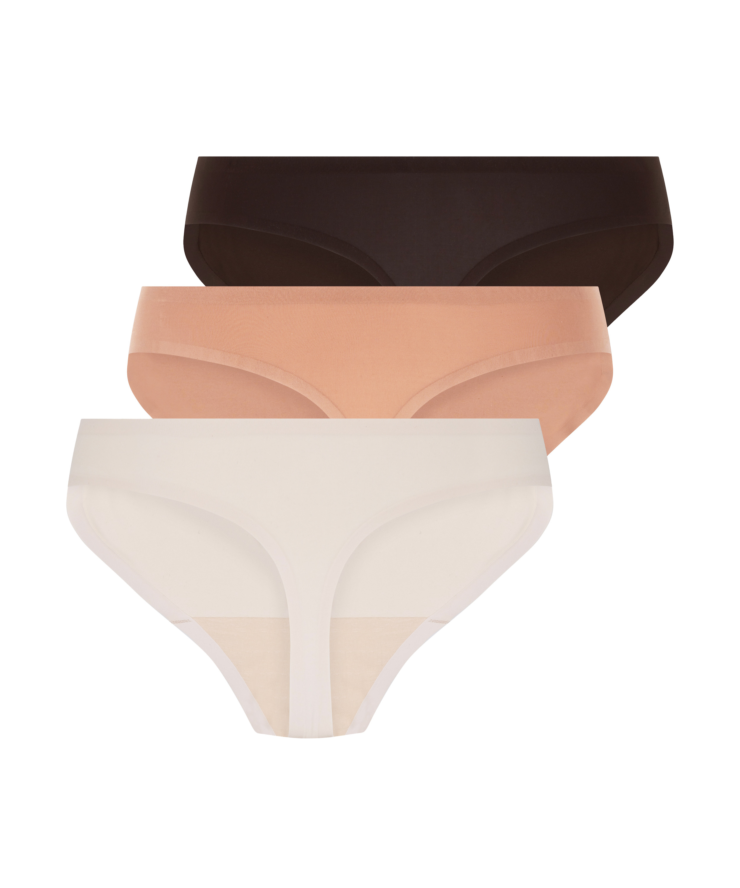 3 pary niewidzialnych string&oacute;w, Brązowy, main