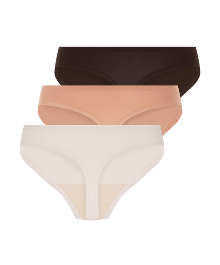 3 pary niewidzialnych string&oacute;w, Brązowy