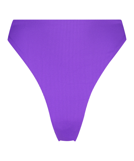 Majtki Bikini Wysoko Krojona Eclipse, Fioletowy