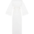 Długie satynowe kimono Valerie, Biały