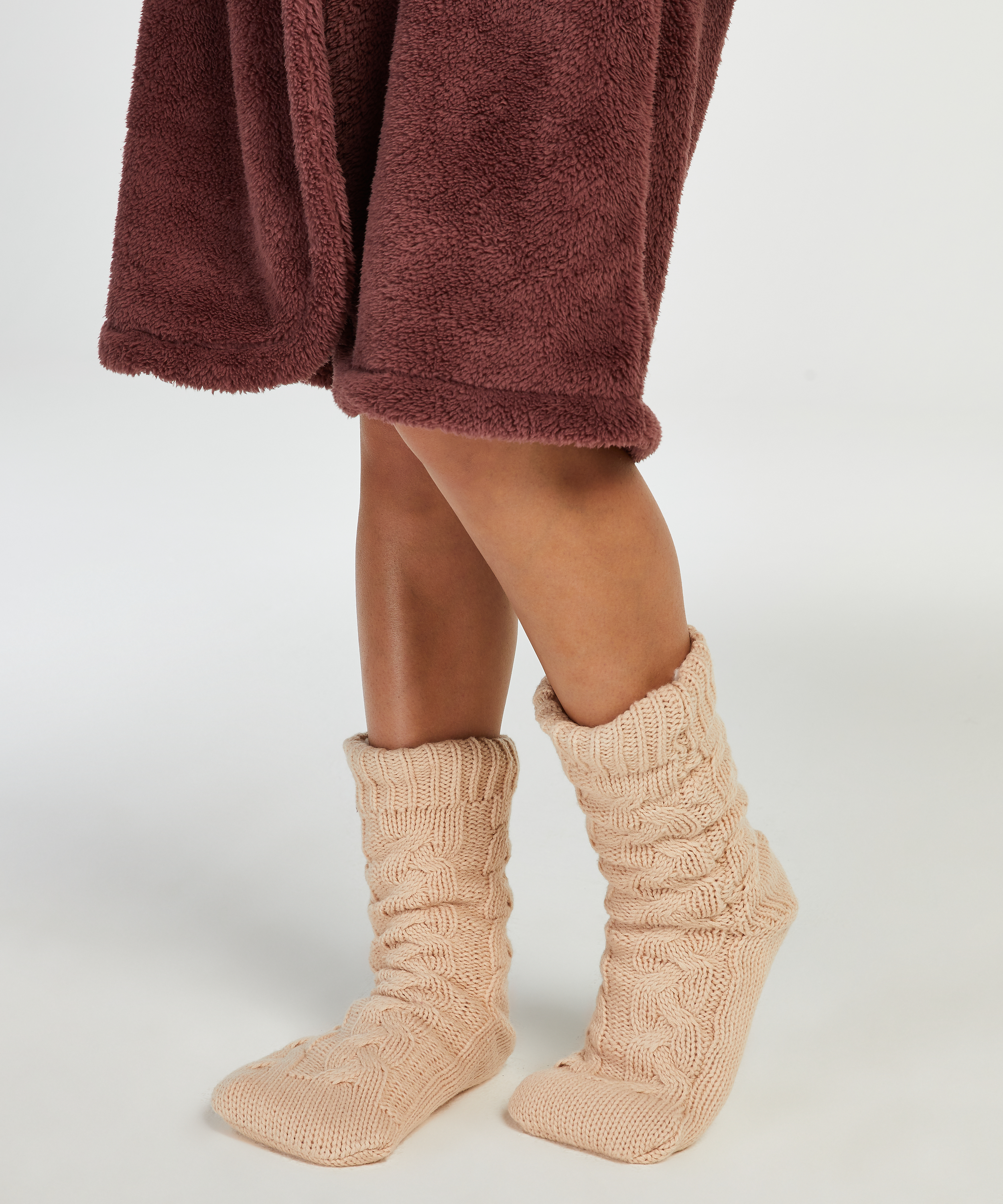 1 para skarpetki z dzianiny, Biały, main