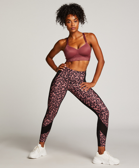 Legginsy z wysokim stanem HKMX Oh My Squat, R&oacute;żowy