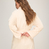 Szlafrok Jacqueared Fleece, Biały