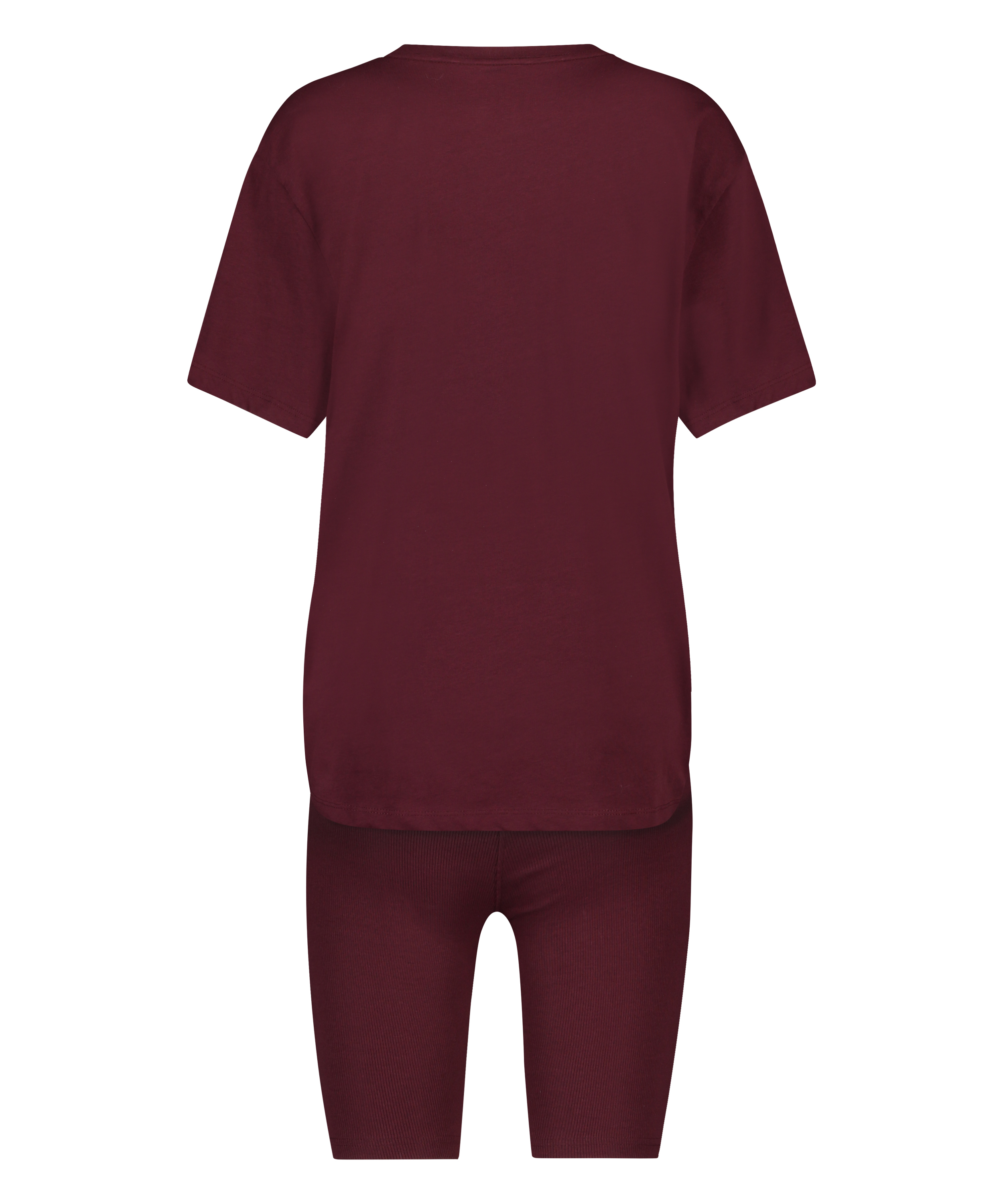 Piżama z szortami Biker, Czerwony, main