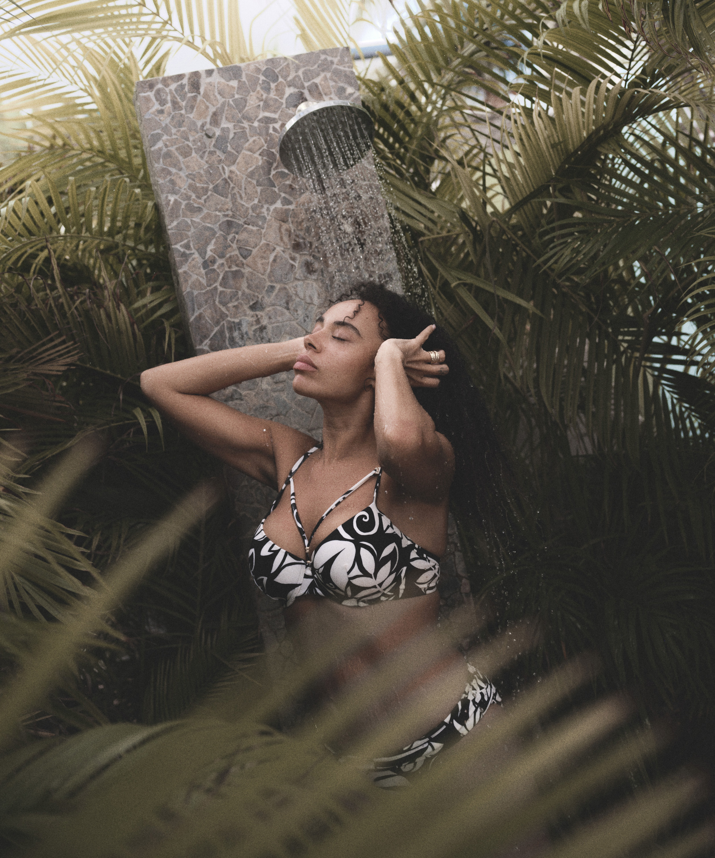 Top od bikini Mauritius, Czarny, main