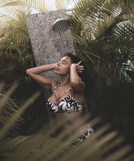 Top od bikini Mauritius, Czarny