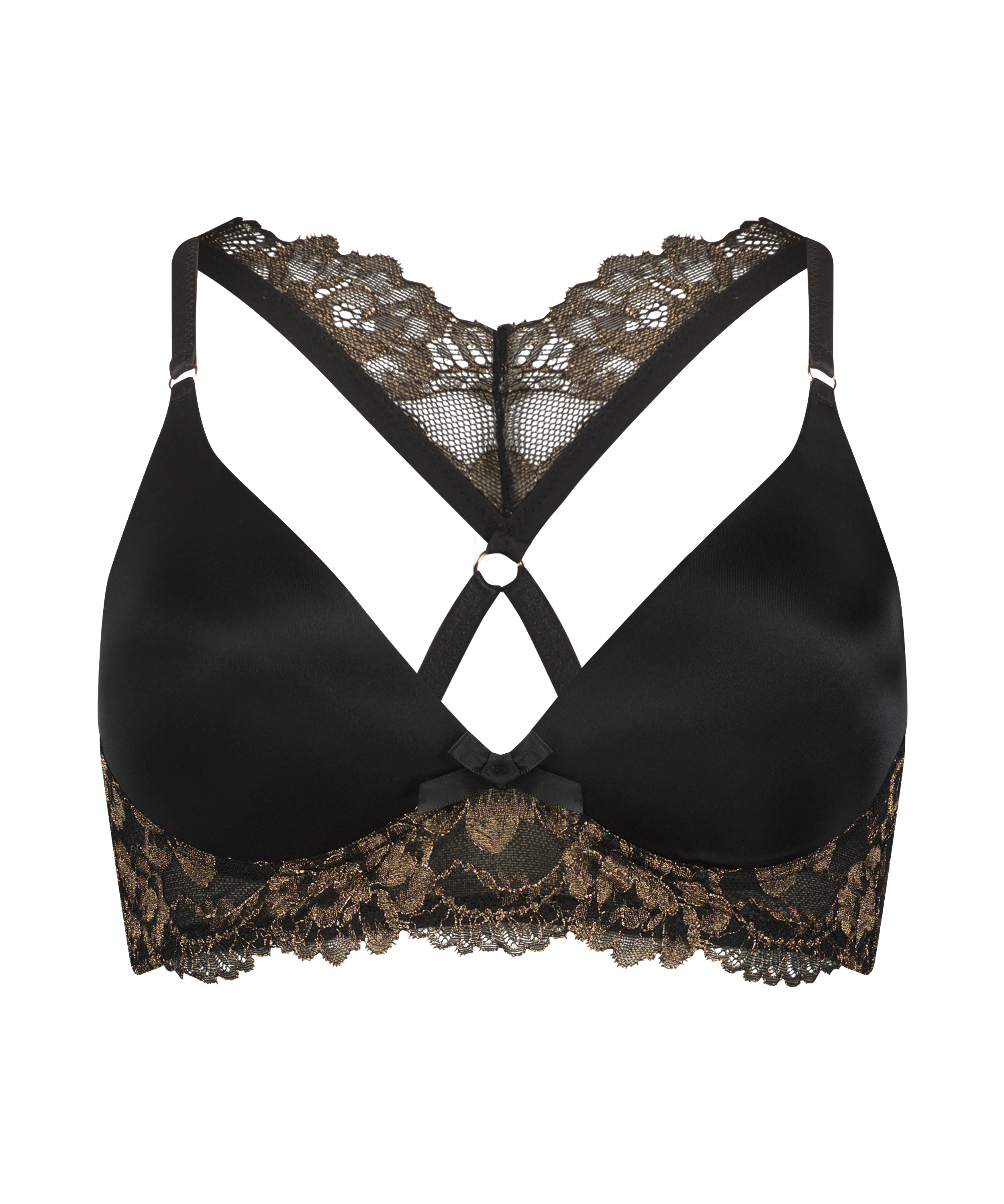 Usztywniony biustonosz bez fiszbinów Lexi, Czarny, main