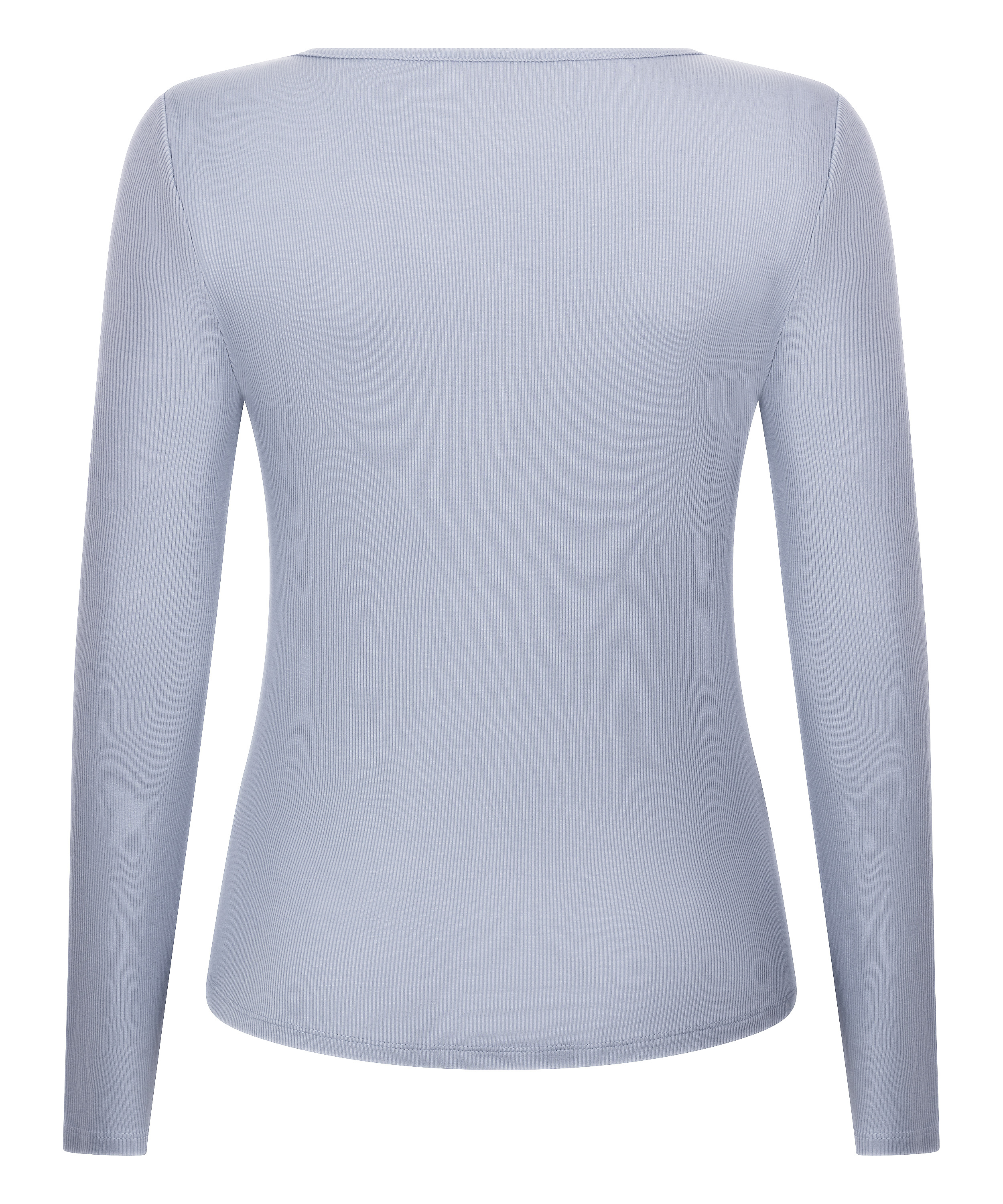 Bluza piżamowa Henley z długim rękawem, Fioletowy, main