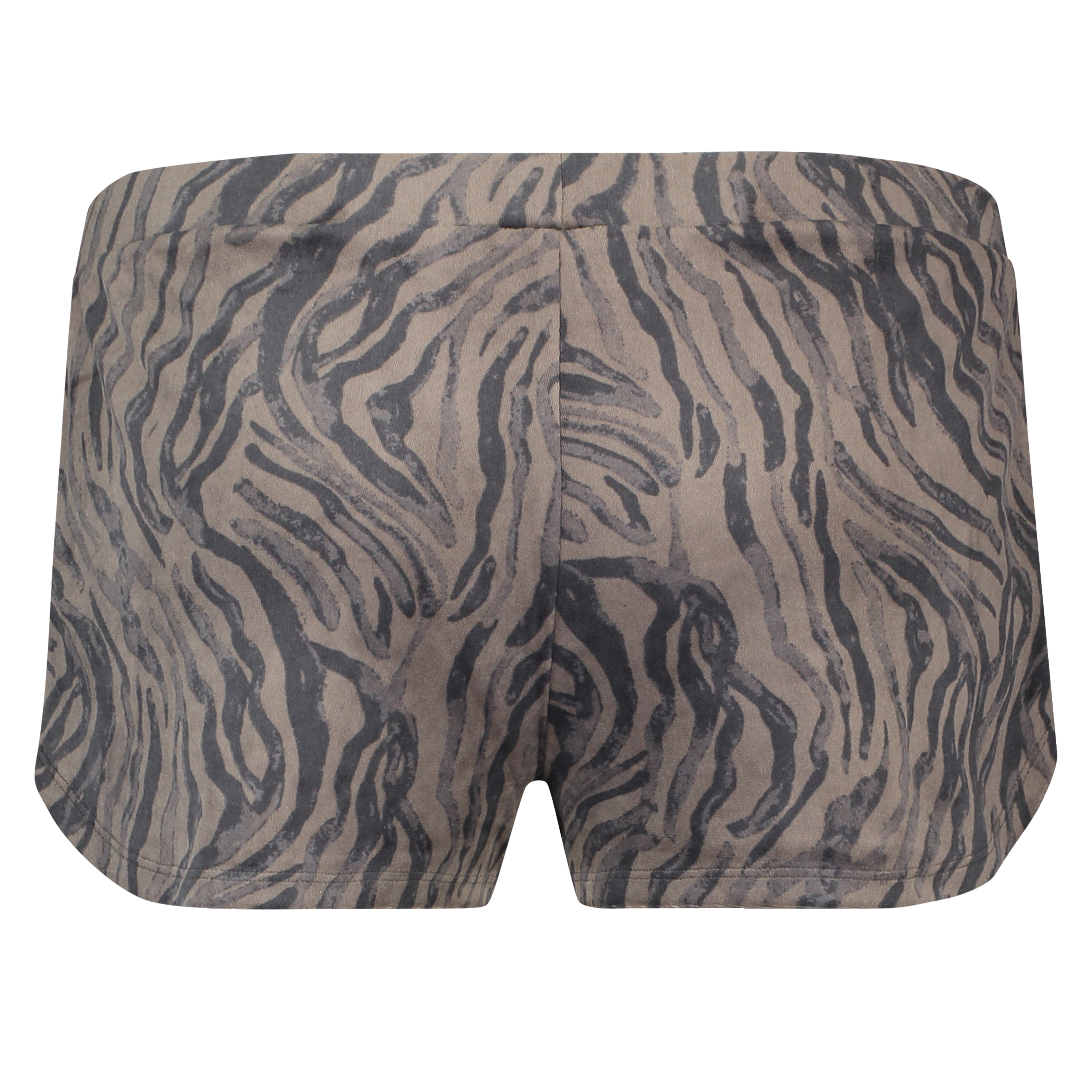 Velour pyjama shorts, Szary, main