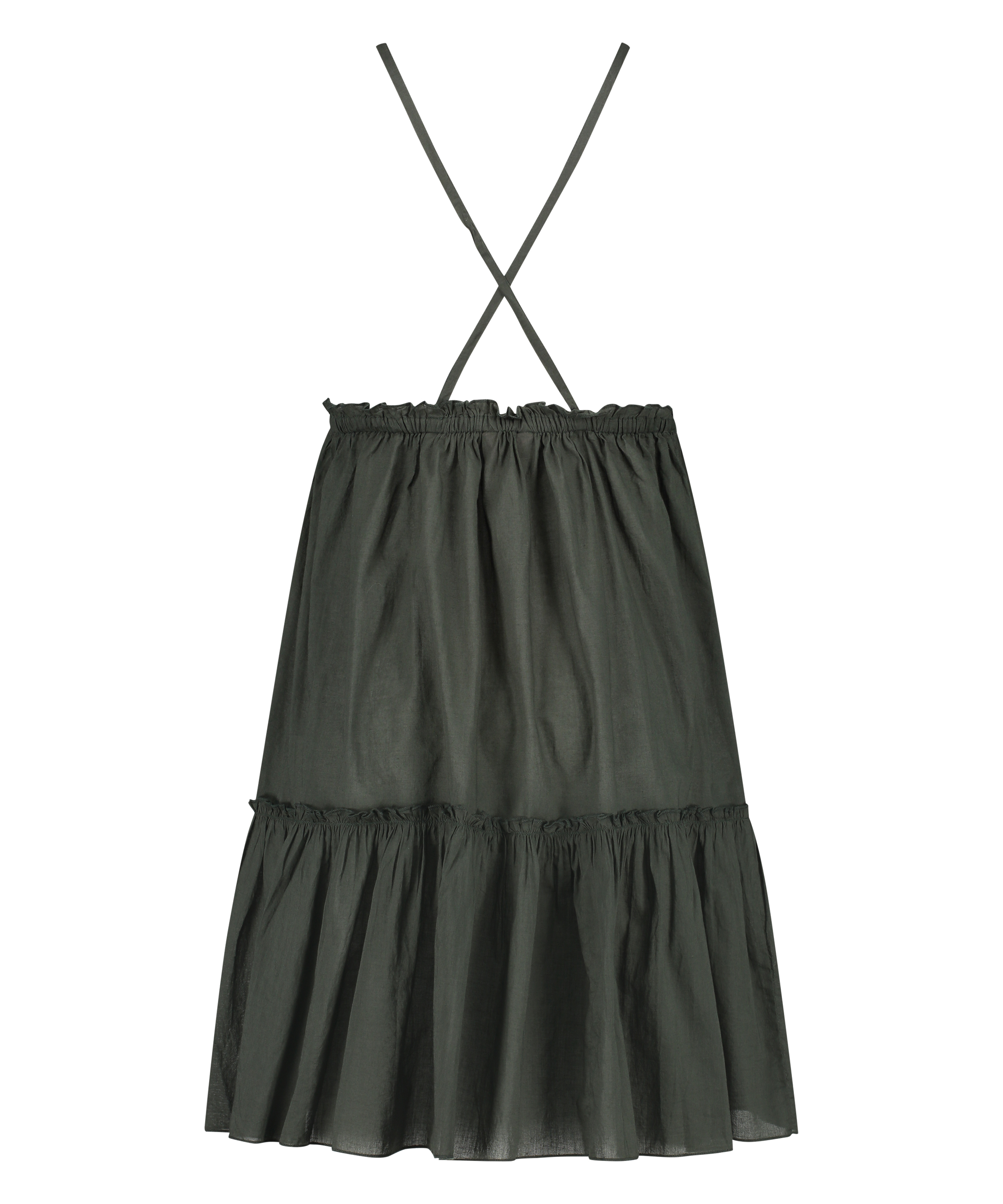 Warstwowa sukienka plażowa, Zielony, main