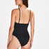 Scallop Swimsuit, Czarny
