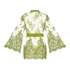 Kimono z koronką Isabelle, Zielony