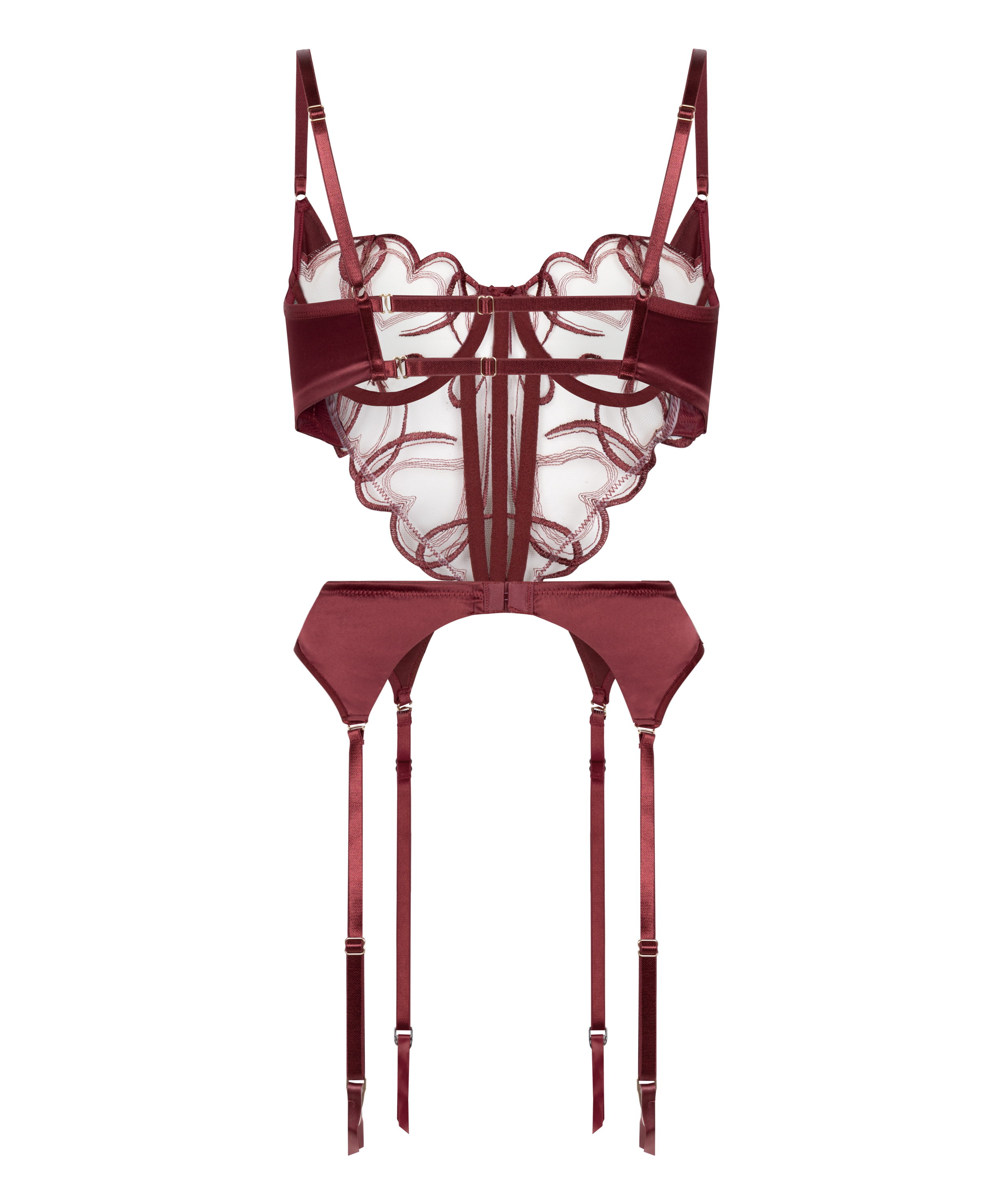 Gorset Olivia, Czerwony, main