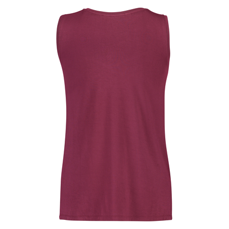 Jersey Lace Top, Czerwony