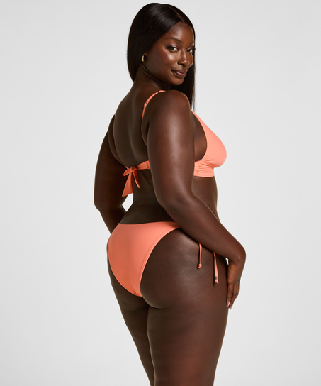 Triangle Bikini Top Luxe, Pomarańczowy