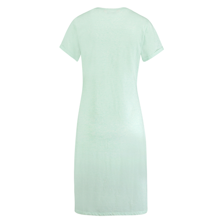 Nightshirt V-neck, Niebieski