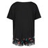 Piżama z szortami, Czarny