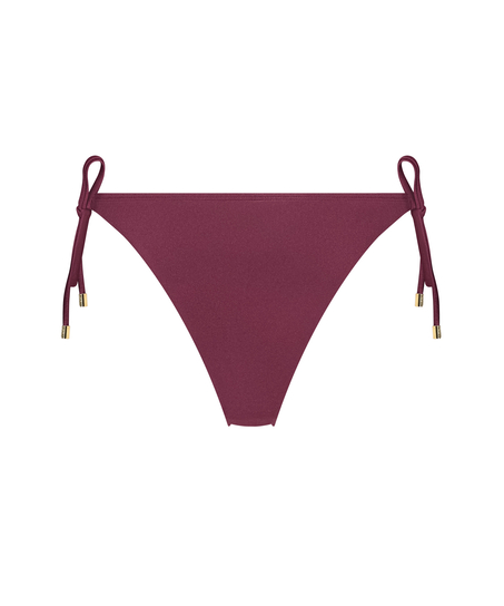Majtki Bikini Wysoko Krojona Yucatan, Czerwony
