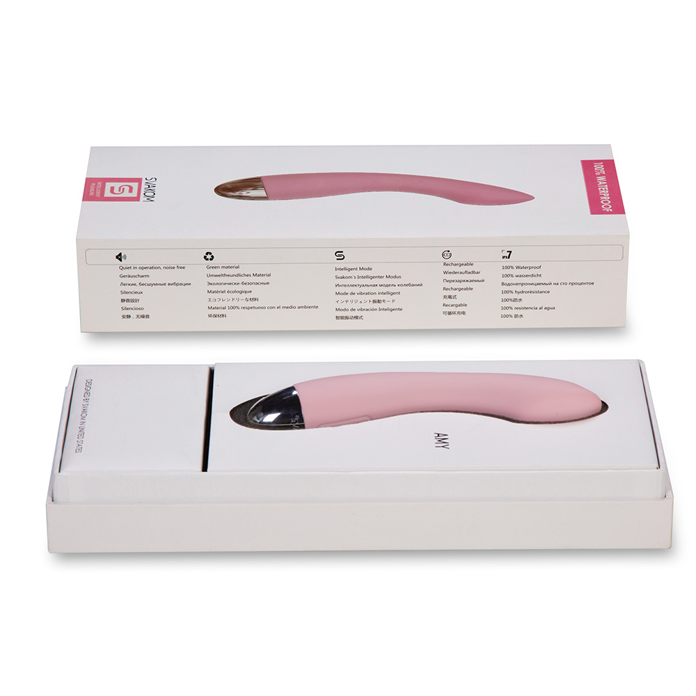 Svakom Amy G-Spot Vibrator Pale Pink, R&oacute;żowy, main