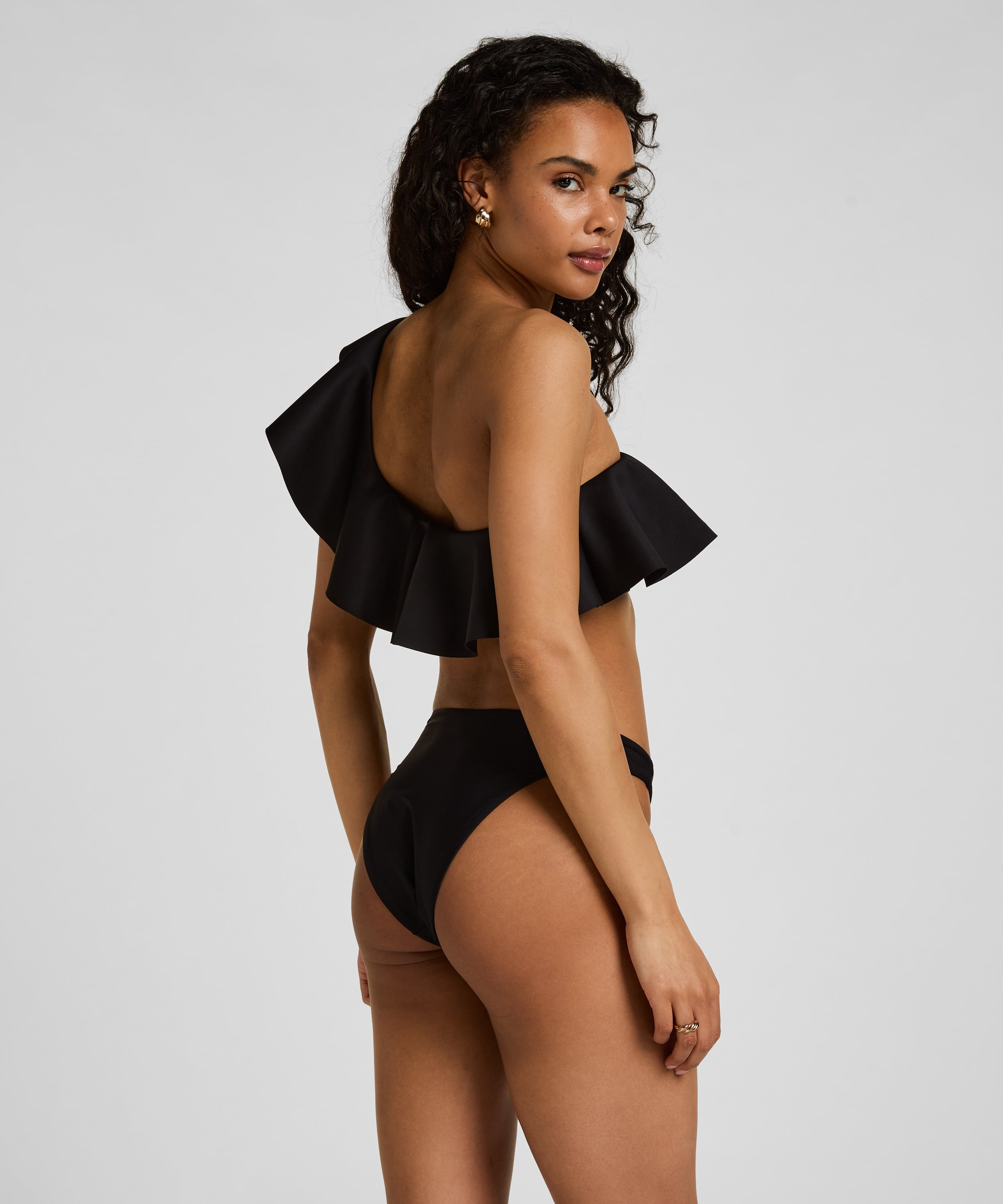 Figi Bikini Highleg Luxe, Czarny, main