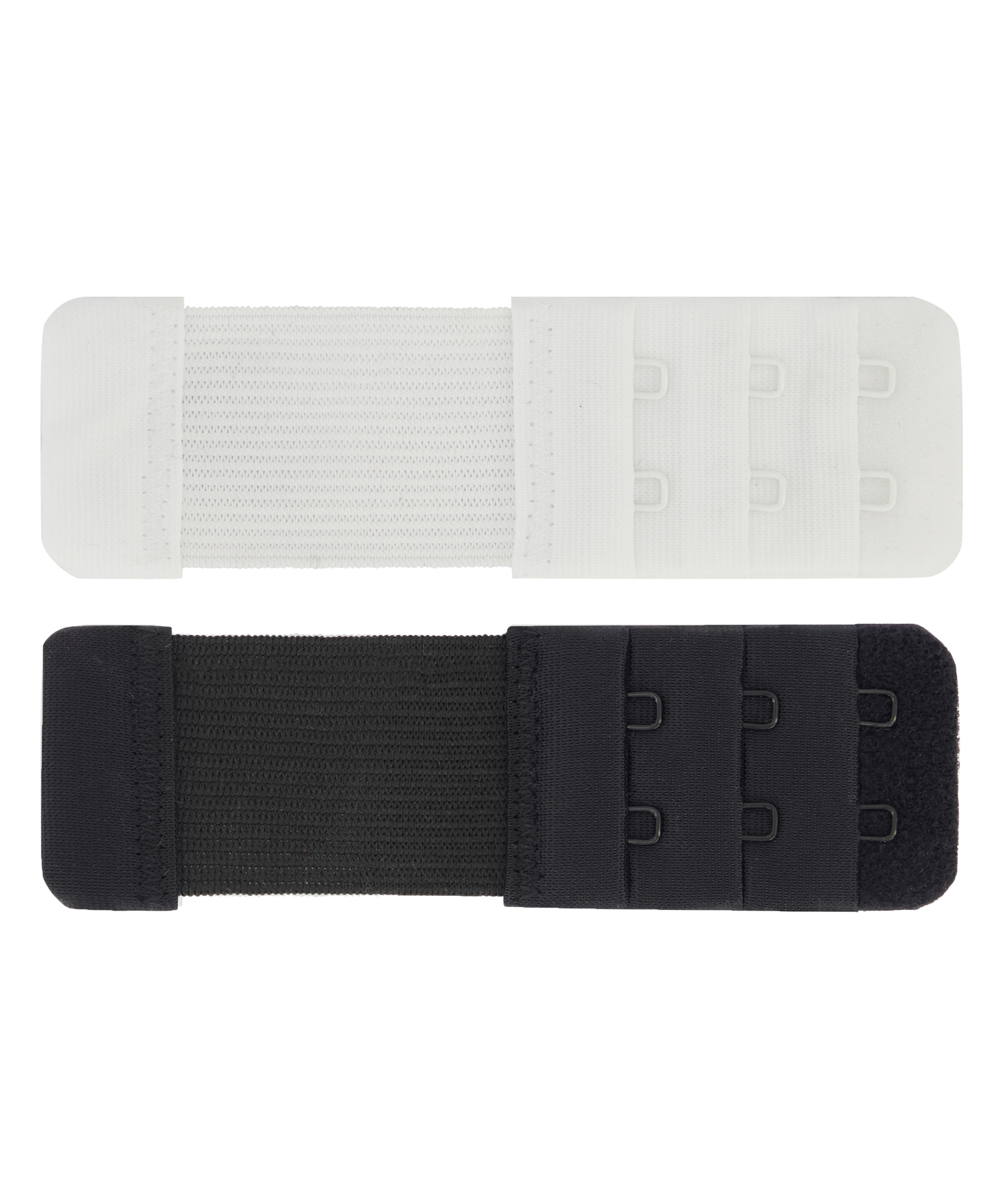 2-pak przedłużek do biustonosza, Czarny, main