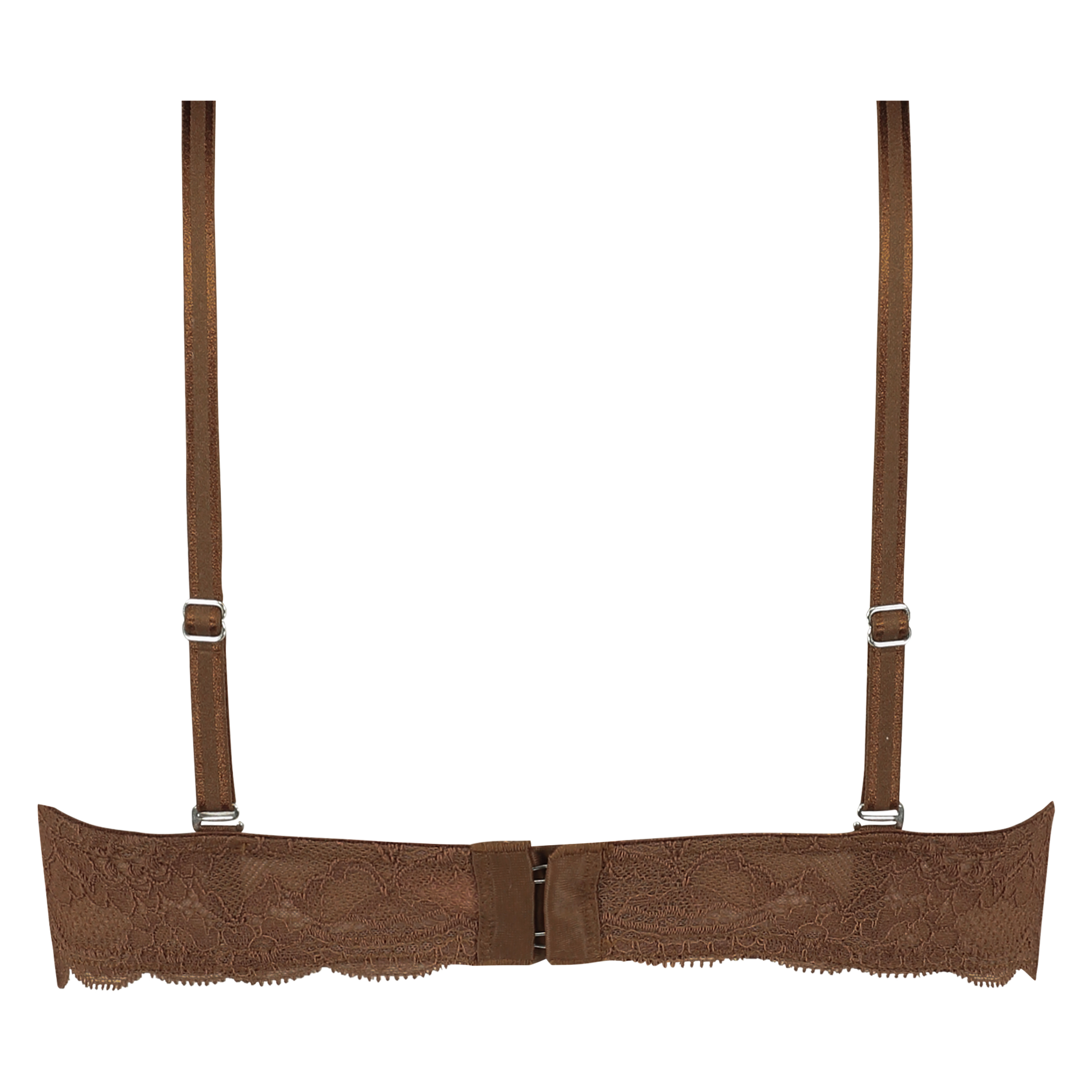 Angie Padded Strapless Underwired Bra, Brązowy, main