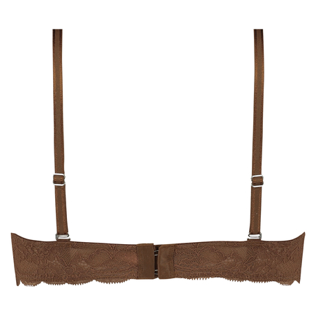 Angie Padded Strapless Underwired Bra, Brązowy