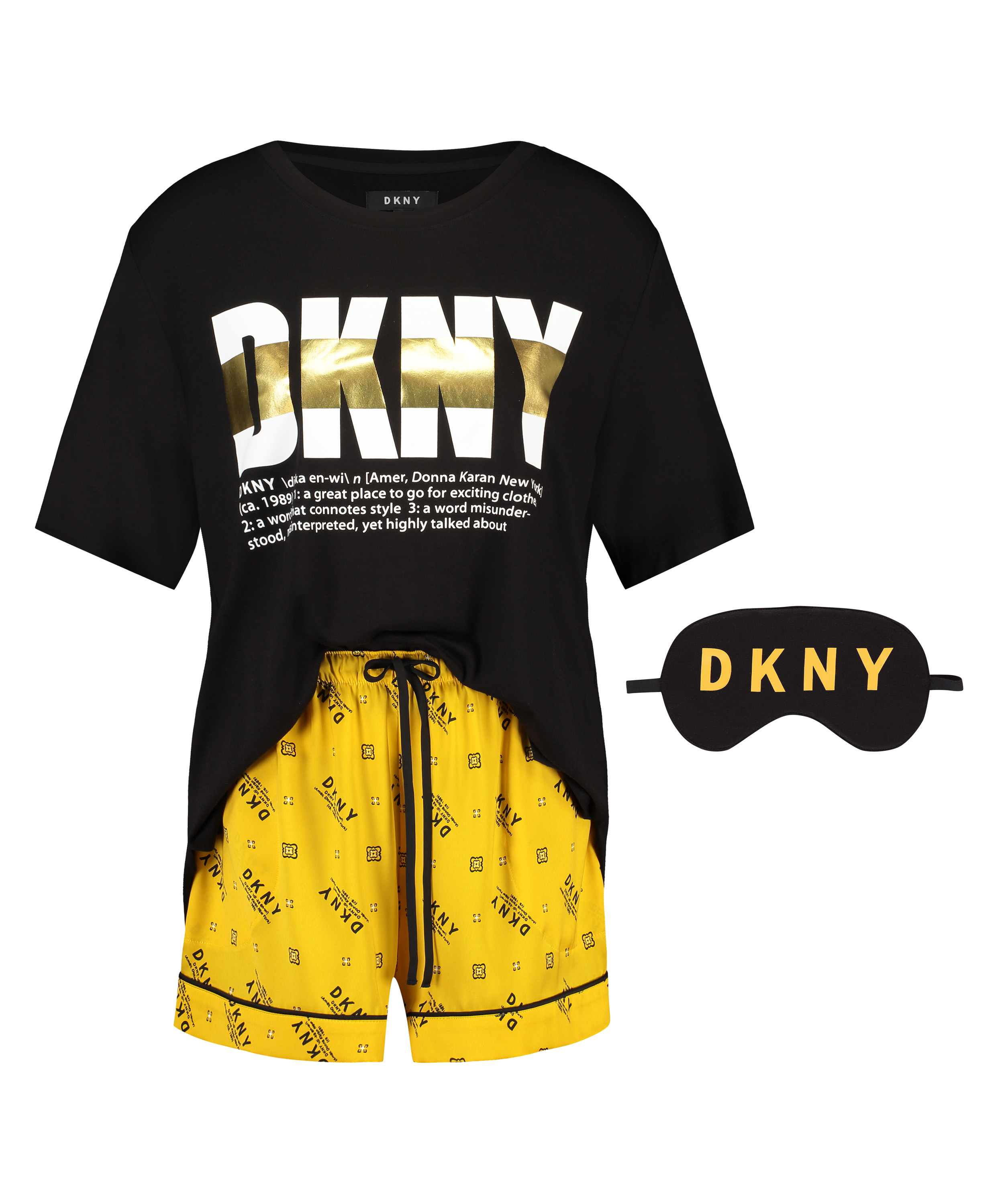 DKNY Pyjama Set, Żółty, main