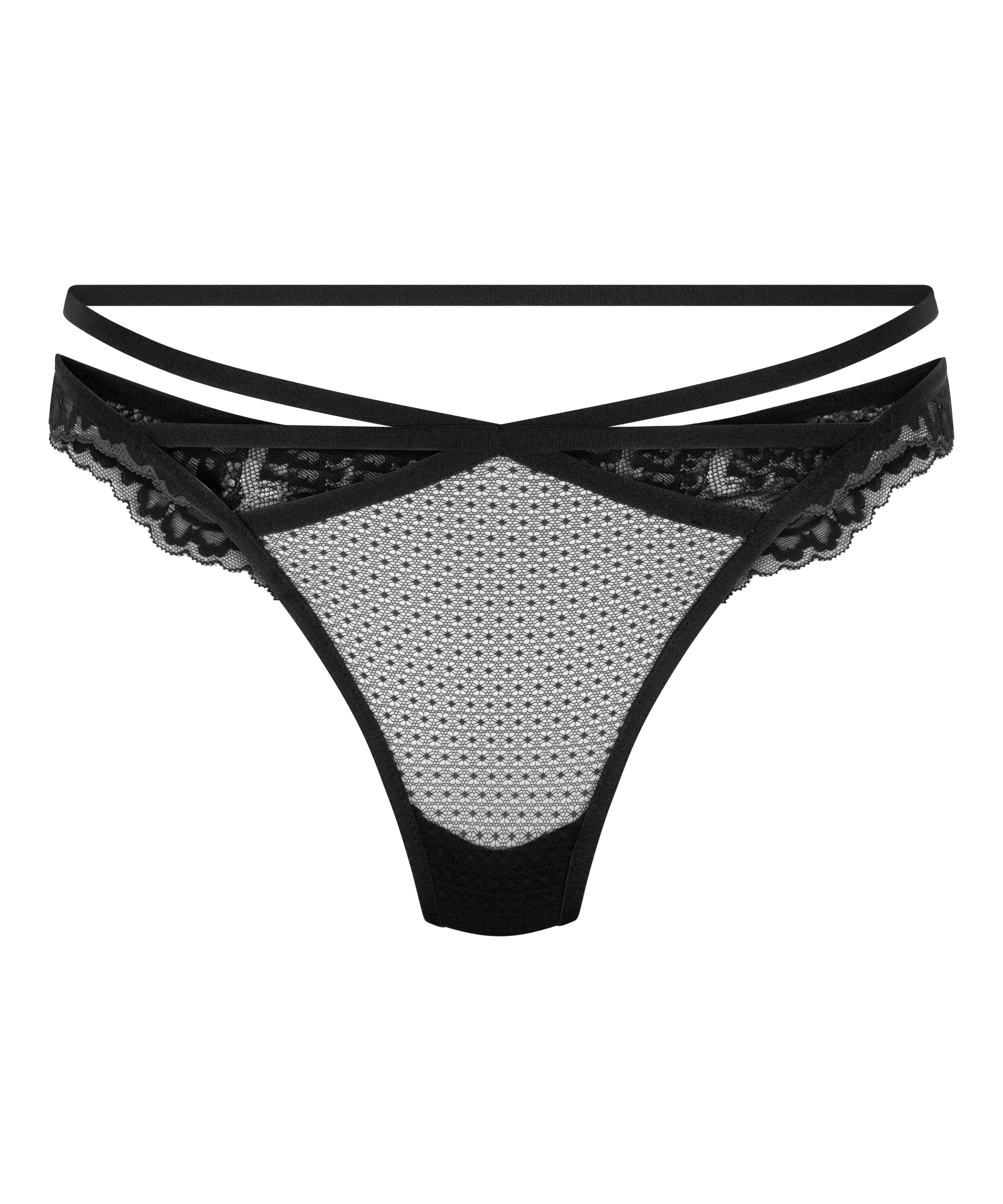 Majtki brazylijskie Joy Fancy Mini, Czarny