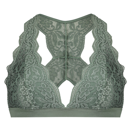 Halter racerback bralette, Zielony