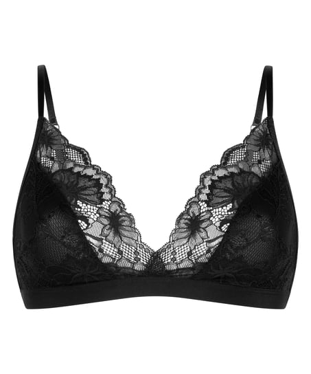 Bralette Stormi, Czarny