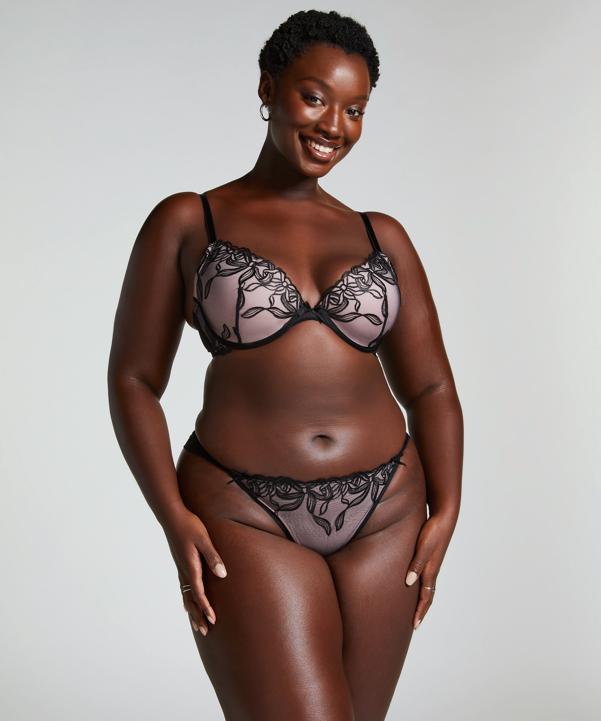 Brazylijskie majtki Beau, Czarny, main