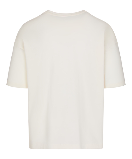 T-shirt z Nadrukiem, Biały