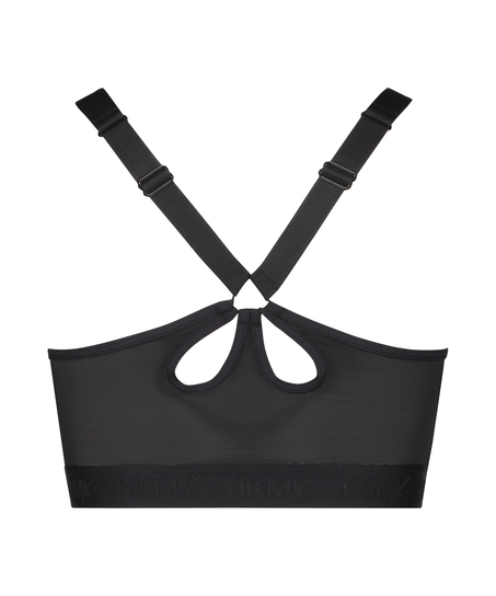 Biustonosz sportowy HKMX All Star Level 3, Czarny