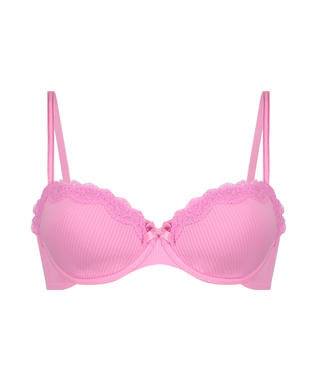 Biustonosz usztywniany z fiszbinami Lola, Niebieski