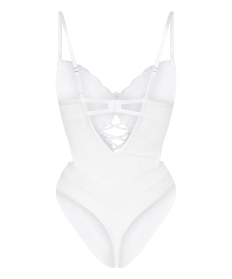 High Waisted Brazilian Miri, Biały