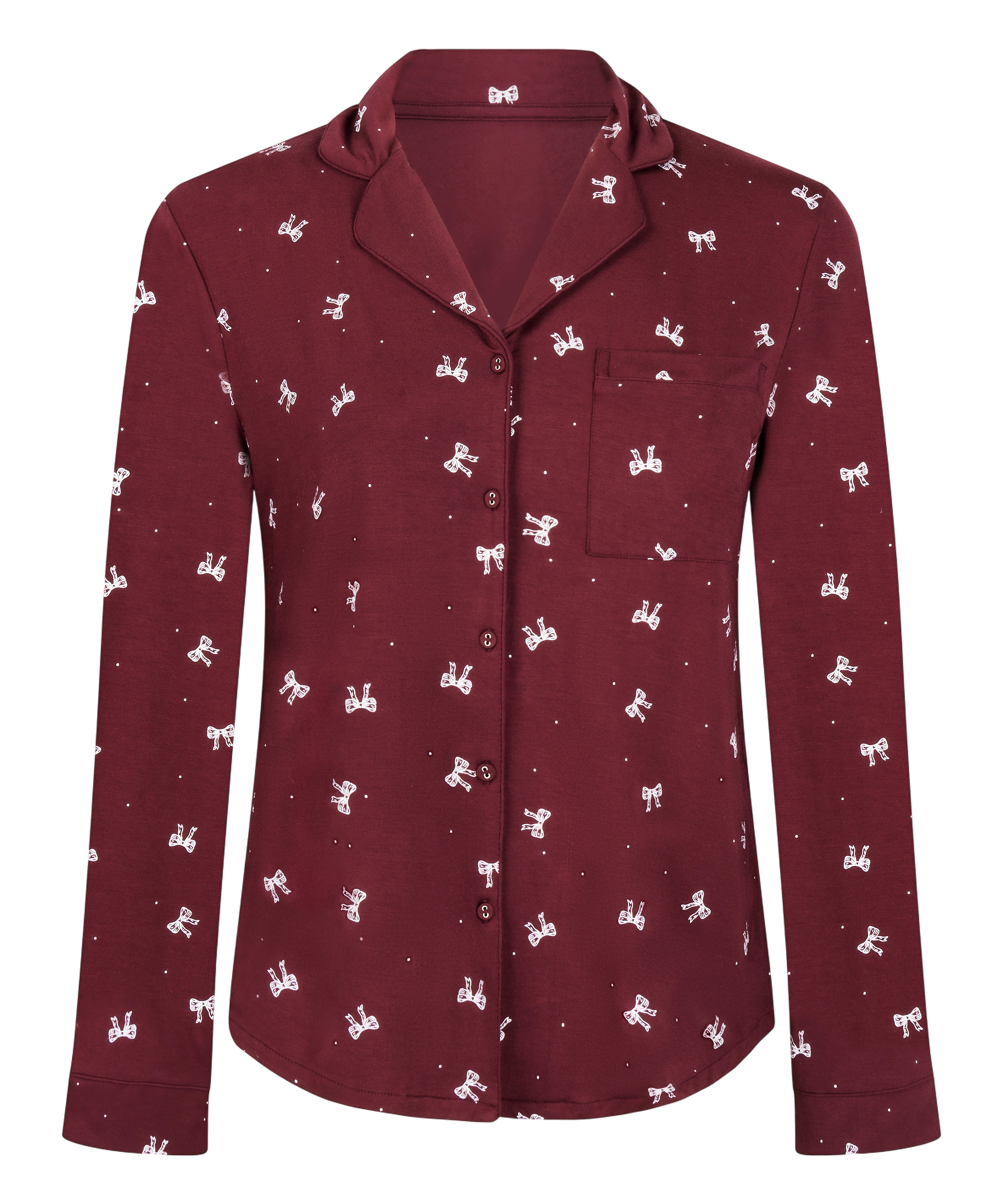 Narzutka Essential z dżerseju z długim rękawem, Fioletowy, main