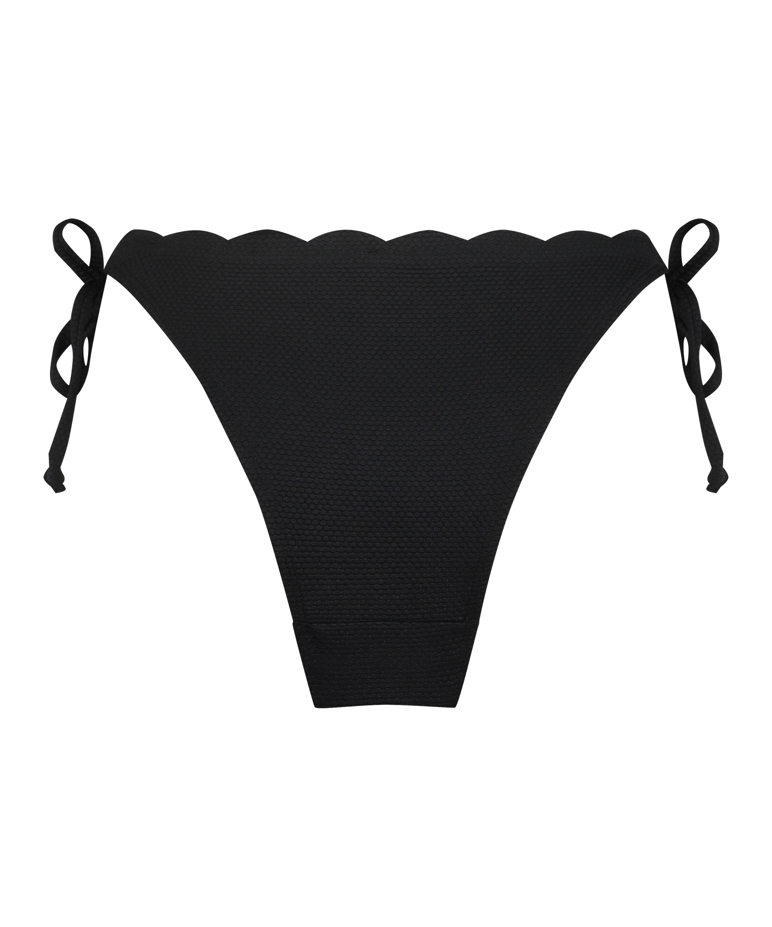 D&oacute;ł od bikini Scallop, Czarny, main
