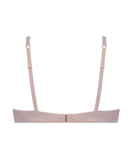 Nieusztywniany biustonosz z fiszbinami Leni, Fioletowy