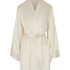 Satynowe kimono Valerie, Biały