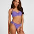 Biustonosz bikini z fiszbinami bez wyści&oacute;łki Luxe, Fioletowy