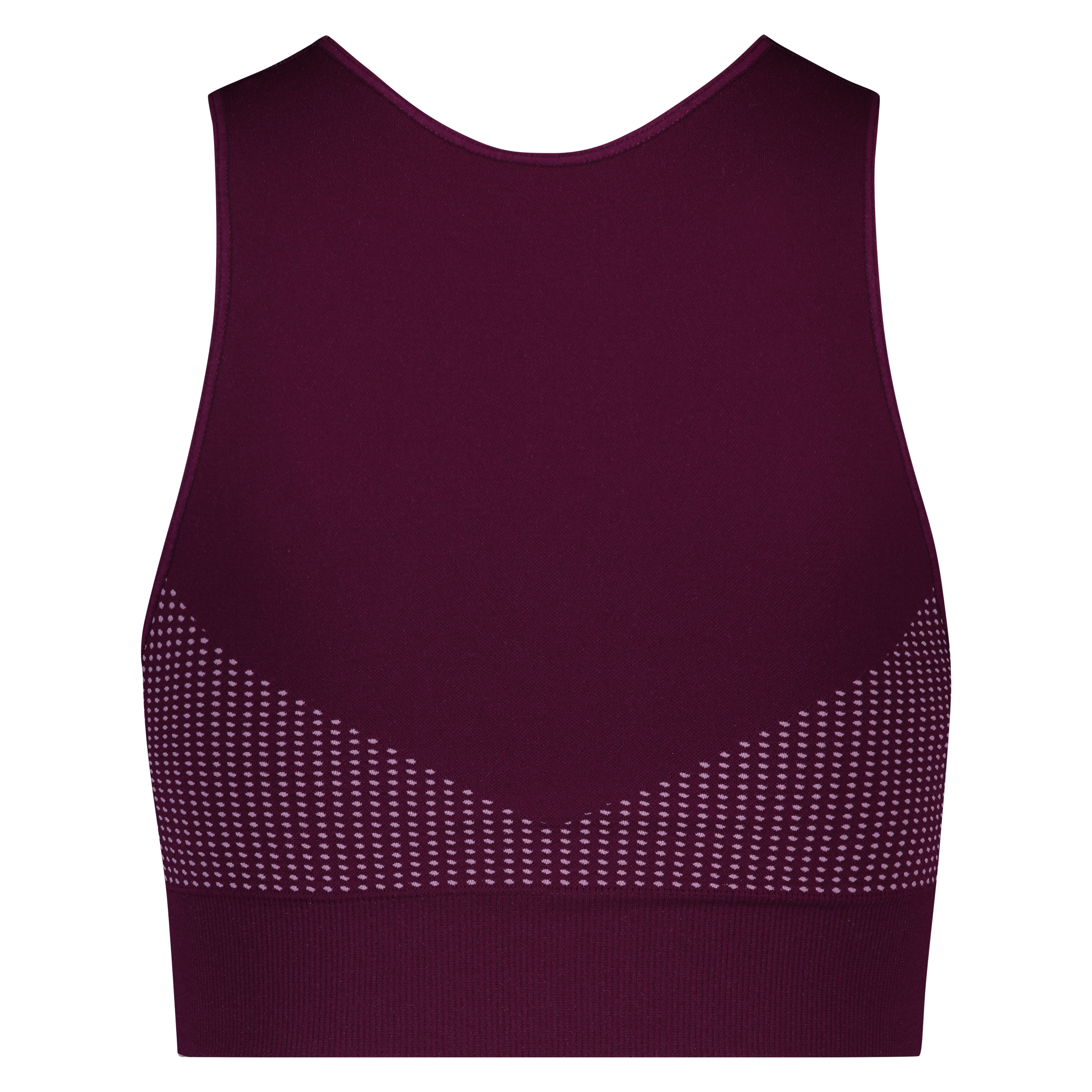 HKMX The Highneck Level 2 Sports Bra, Fioletowy, main