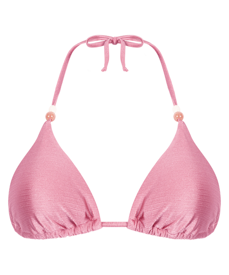Tr&oacute;jkątna g&oacute;ra od bikini Kallua, R&oacute;żowy