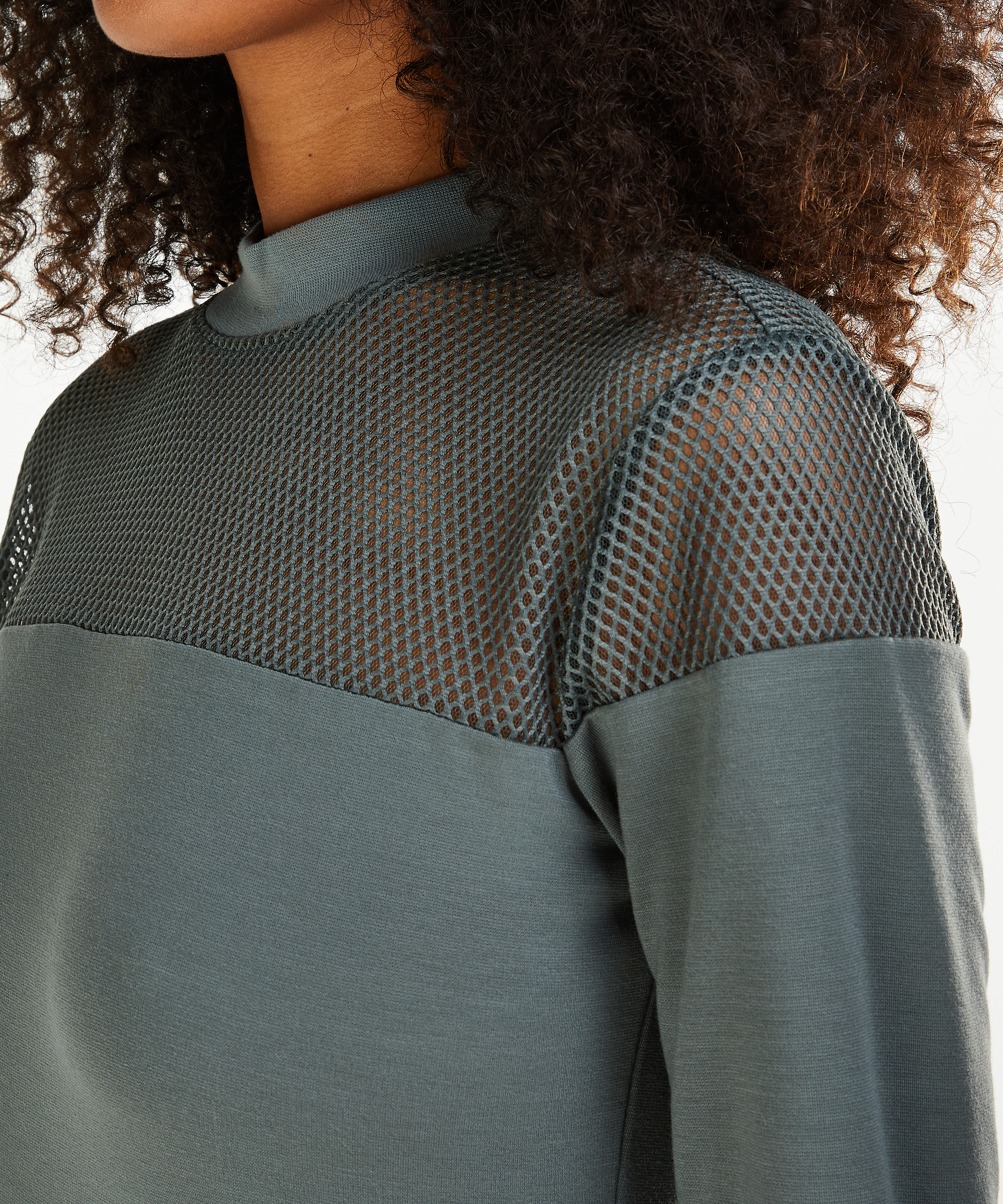 HKMX Mesh Sweater, Zielony, main